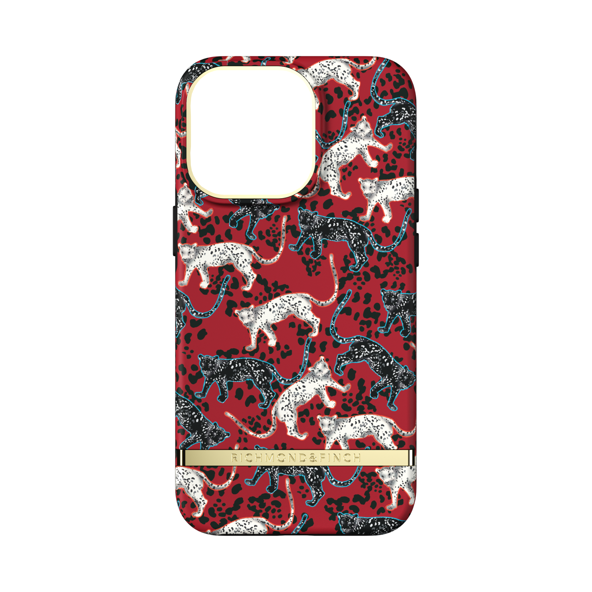 RICHMOND & FINCH Samba Red iPhone 13 PRO, Leopard IPHONE Pro, 13 Backcover, APPLE, RED