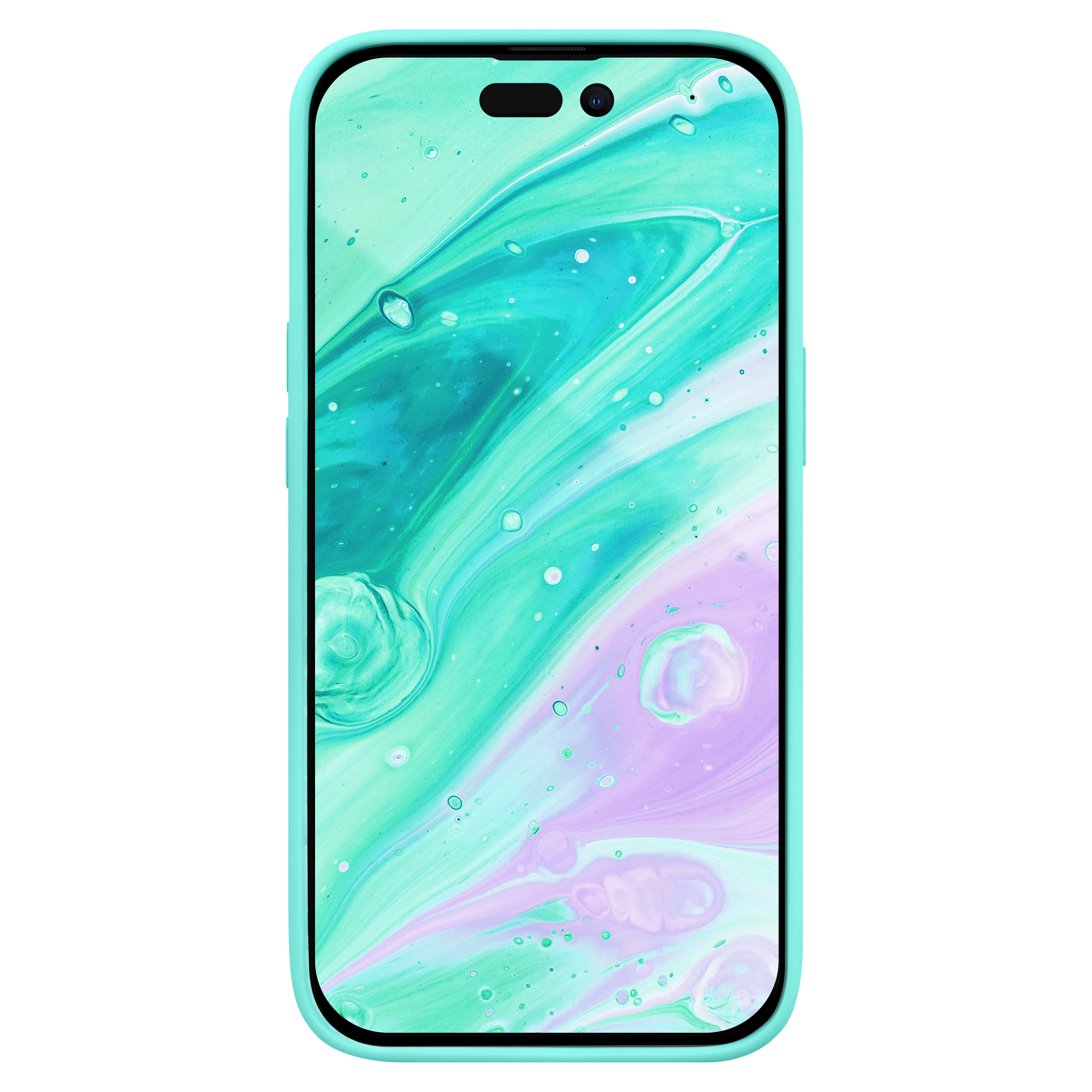 IPHONE Huex Pastels, GREEN2 APPLE, LAUT Backcover, 14 PRO,