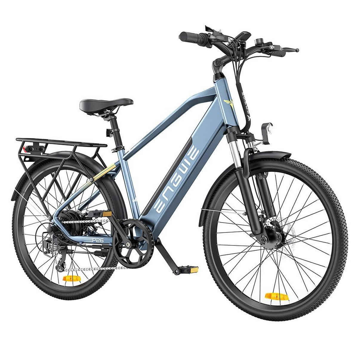 ENGWE P26 Trekkingrad Zoll, blau) Unisex-Rad, 26 (Laufradgröße