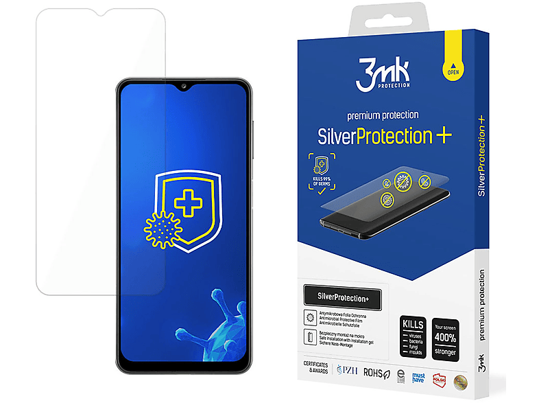 Samsung 3mk Samsung 5G) Galaxy - Samsung 5G Galaxy A22 A22 SilverProtection+ 3MK Folie(für