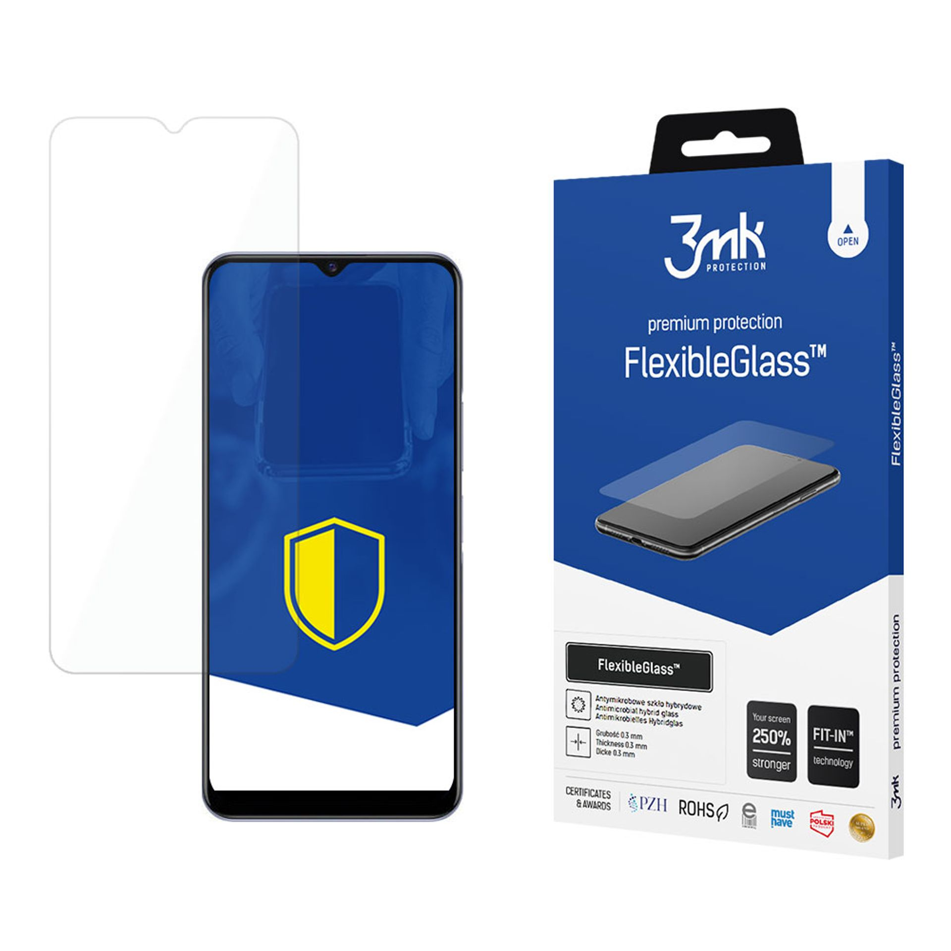 3MK Vivo Glas(für - Vivo Y72 Y72 Vivo FlexibleGlass 5G) 3mk 5G