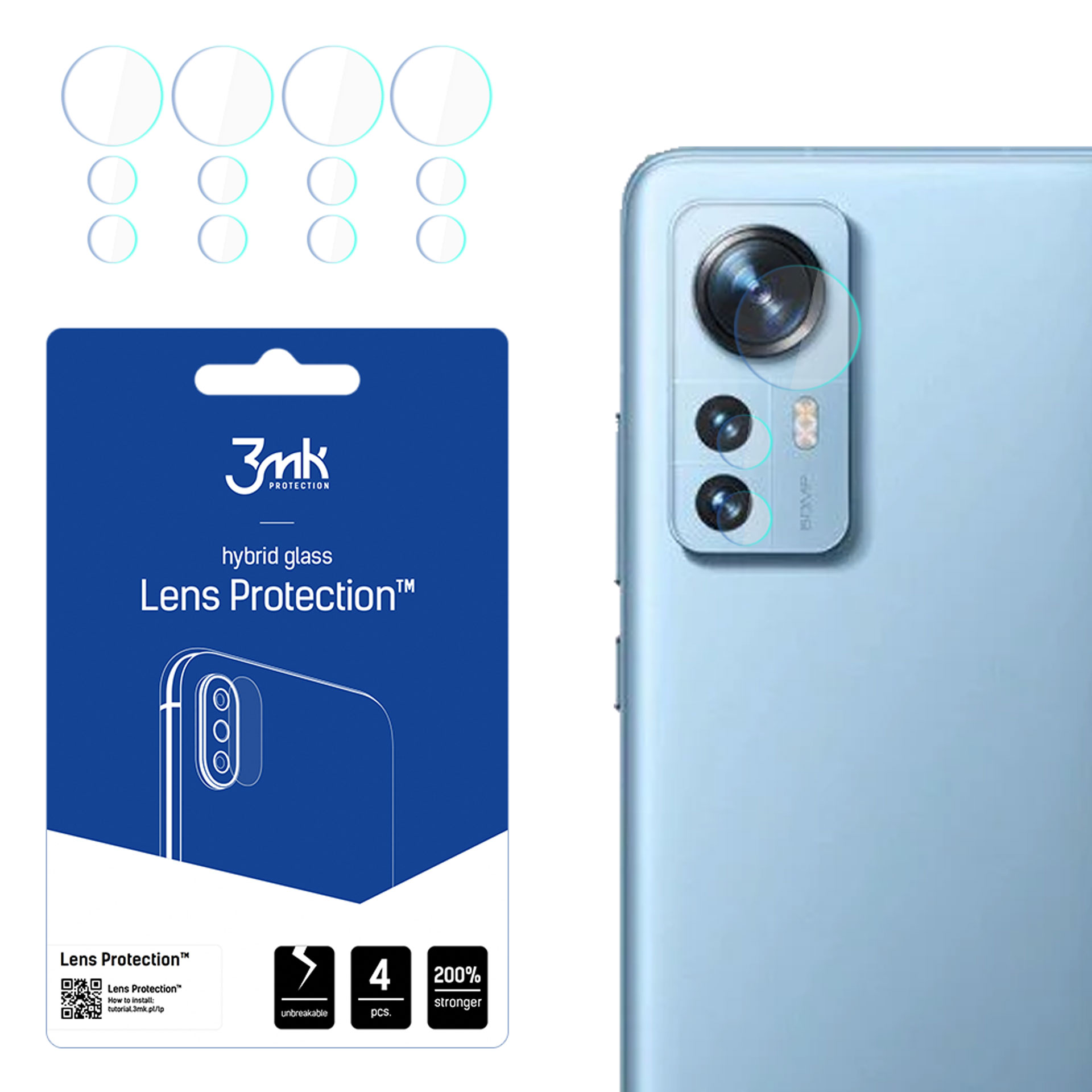 3MK Xiaomi Folie(für - 12 Pro) 3mk Protection 12 Xiaomi Pro Lens Xiaomi