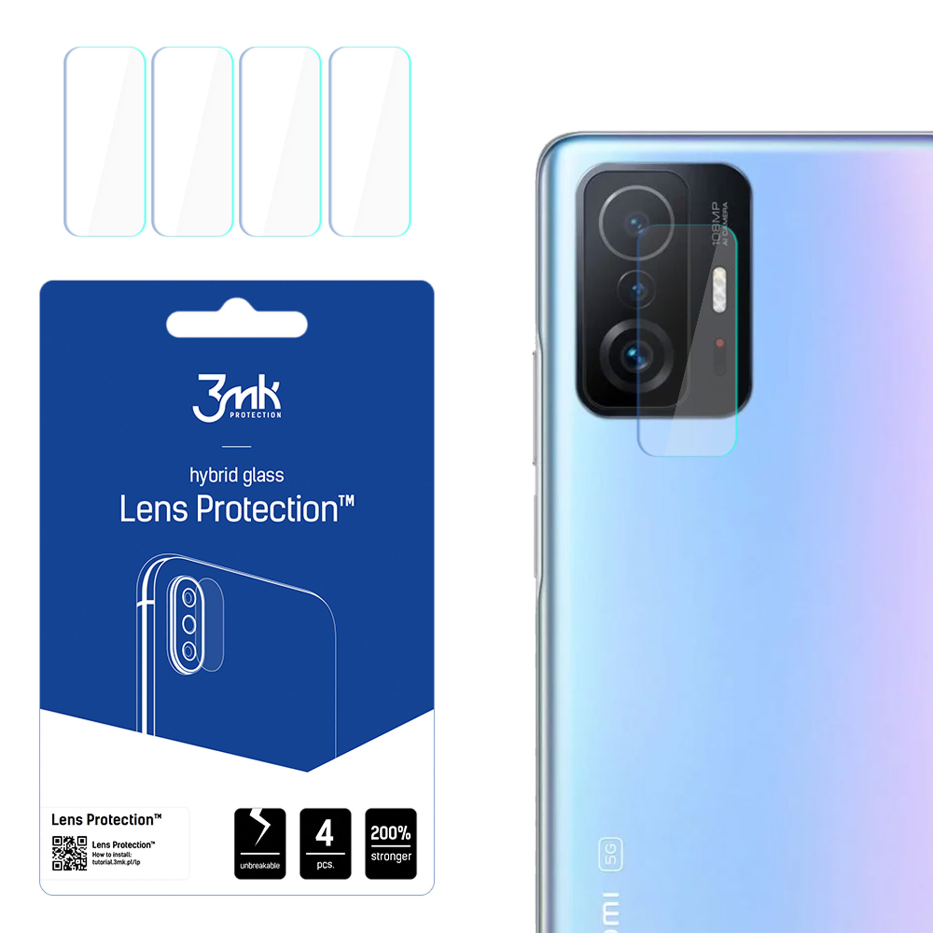 3MK Xiaomi 11T/11T Pro - Pro) Lens Glas(für 3mk Xiaomi Protection 11T/11T Xiaomi