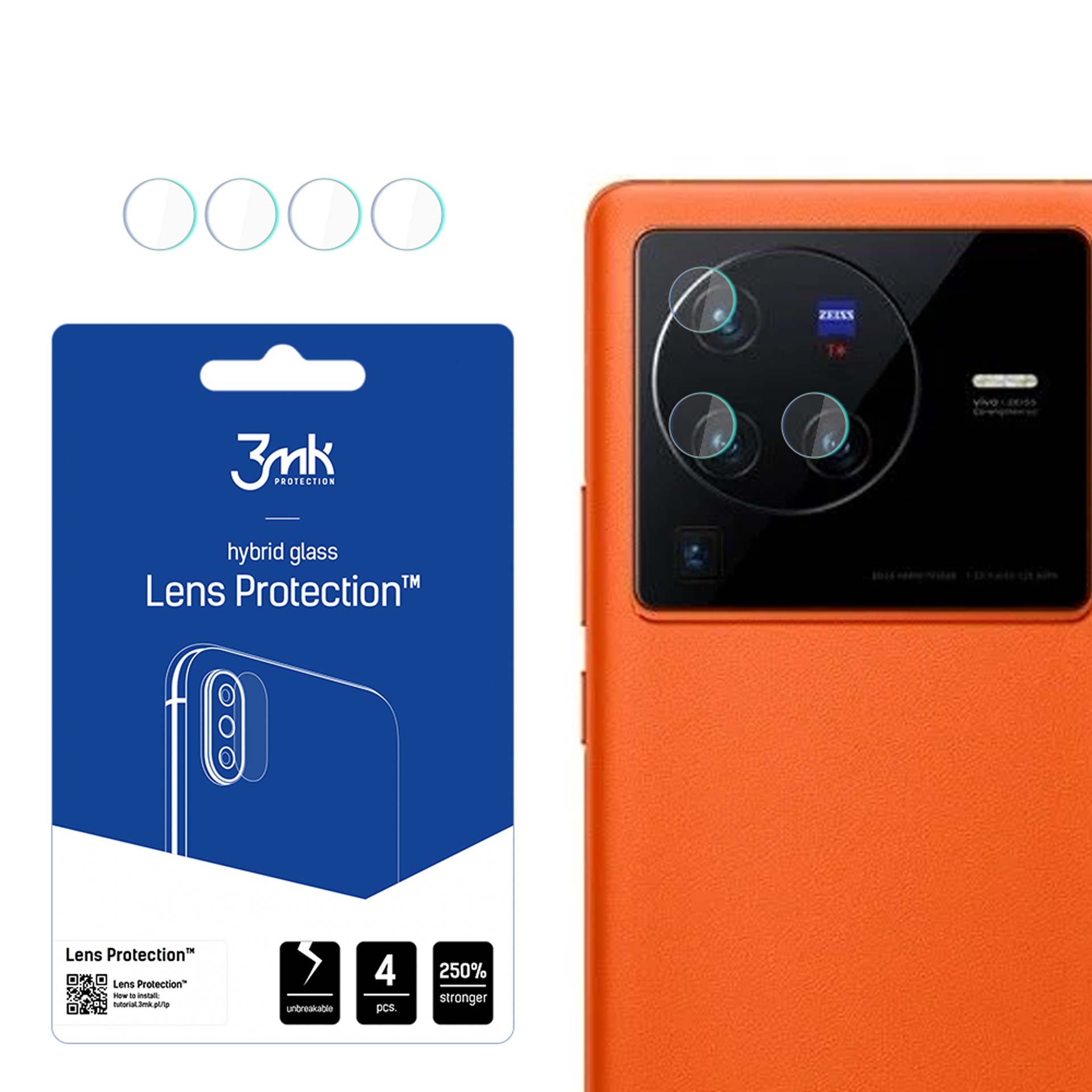 3mk Vivo 3MK Folie(für Vivo Vivo Pro Protection X80 Lens - Pro) X80