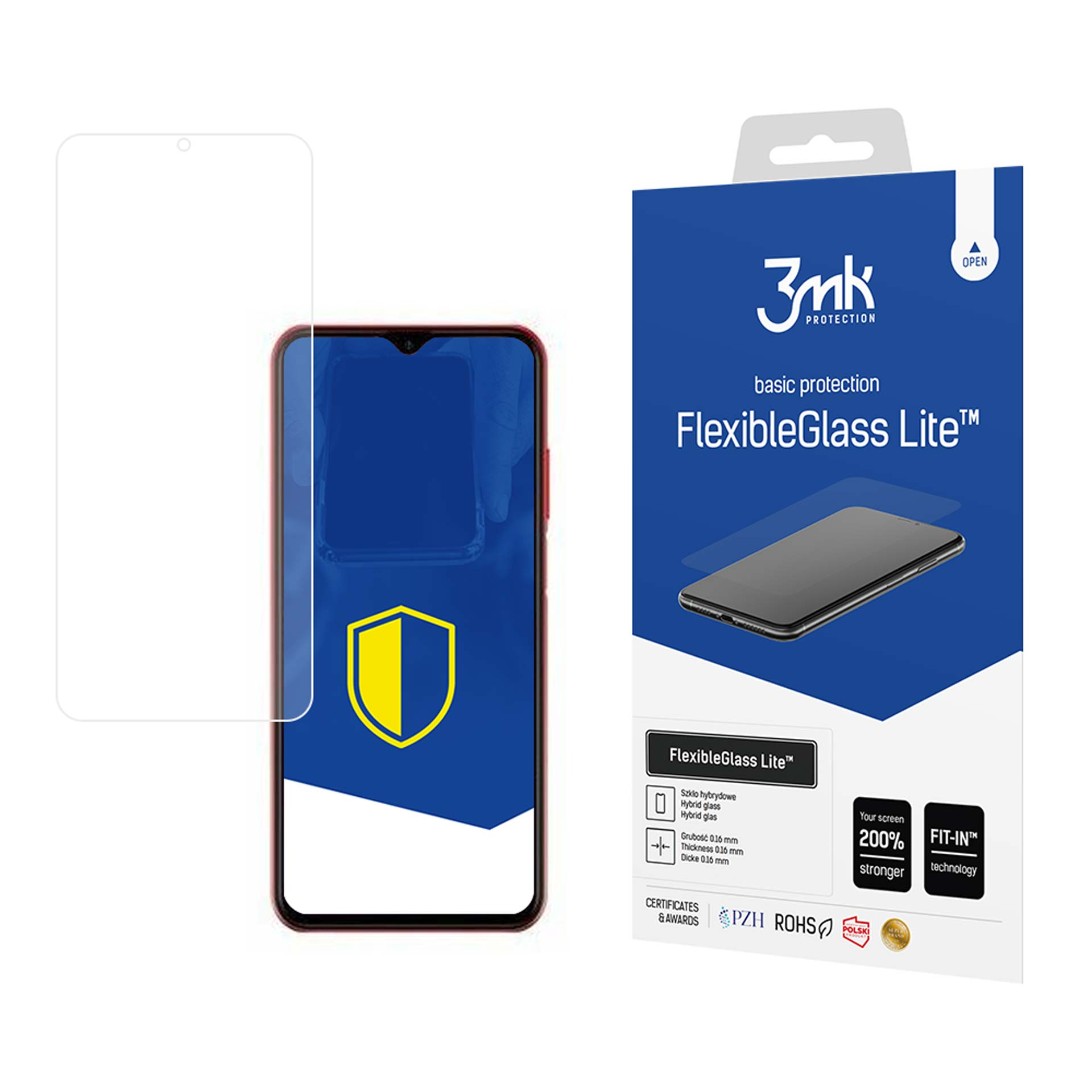 12P) 3MK 3mk Ulefone FlexibleGlass - Note Glas(für 12P Ulefone Note Lite Ulefone
