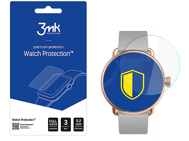 3MK Withings 38mm) Protection ARC+ Watch - Withings 3mk v. ScanWatch Glas(für 38mm Withings ScanWatch