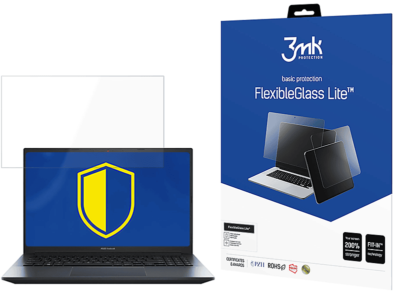 3MK Asus Vivobook 15 Pro - 3mk FlexibleGlass Lite 17\'\' Folie(für Asus Asus Vivobook 15 Pro)