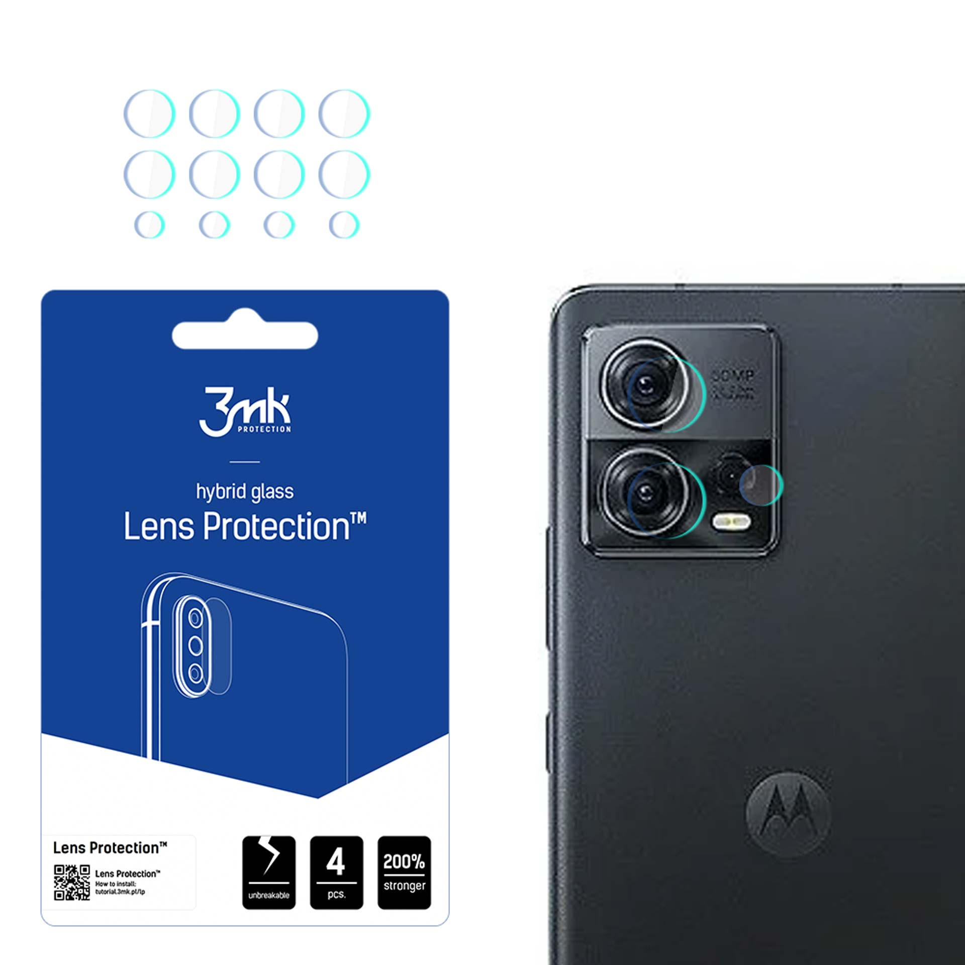 Fusion Protection Lens Motorola Motorola Edge 3MK 30 30 Edge Fusion) - 3mk Motorola Glas(für