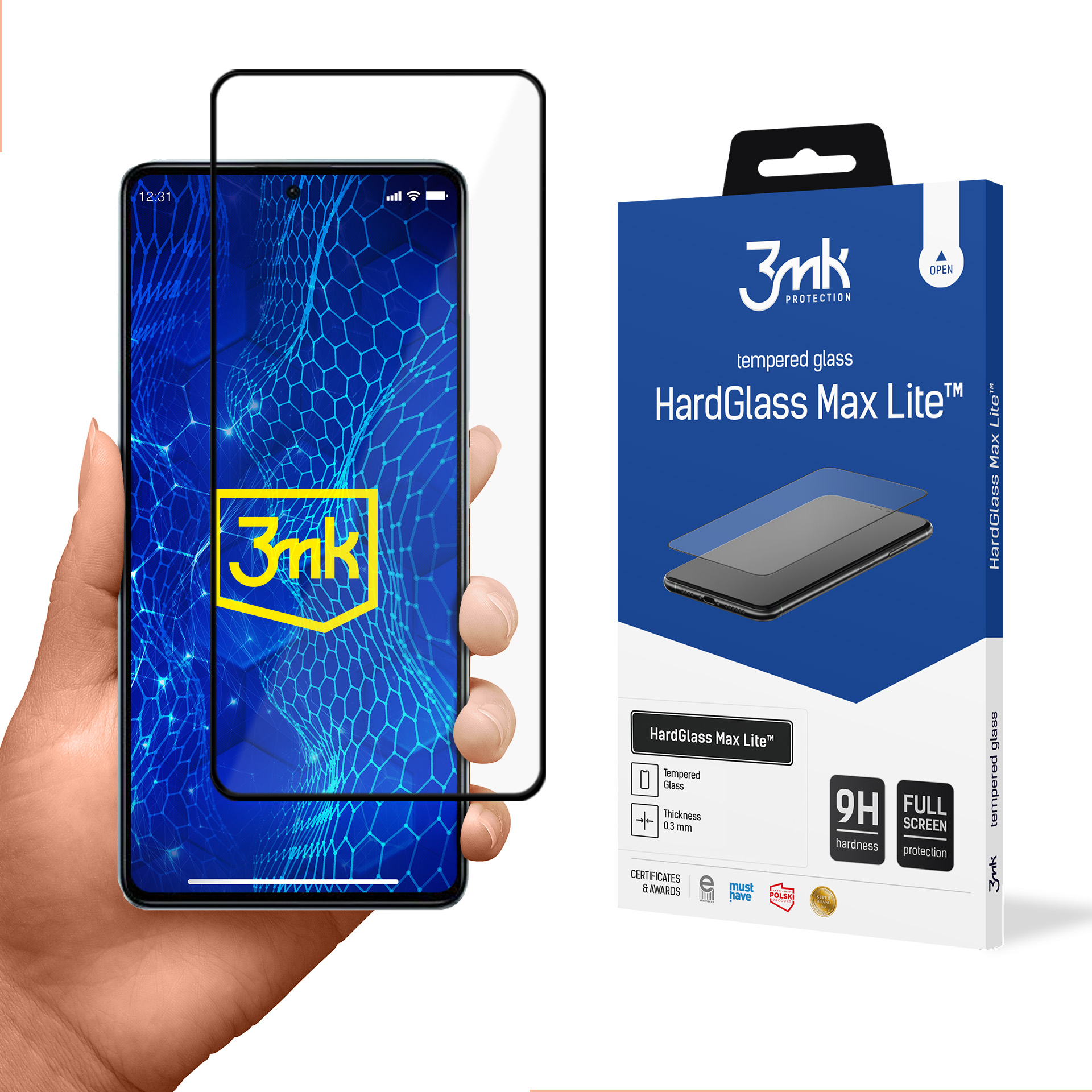 3MK Redmi 5G) Note 5G Max Note Lite 12 - Redmi 3mk Redmi HardGlass Folie(für 12