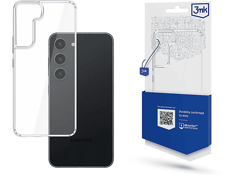 3MK - Samsung Galaxy Galaxy 3mk Case, Farblos S23 Samsung, Backcover, 5G S23 Samsung 5G, Armor