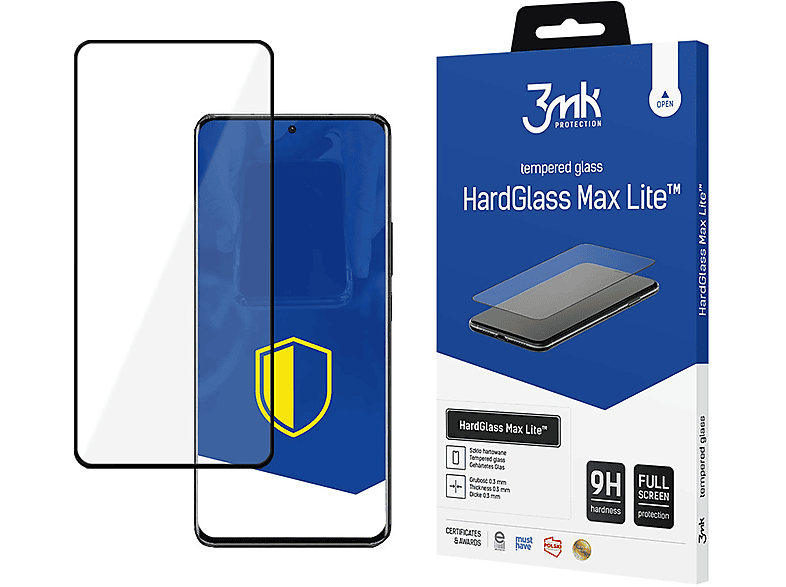 3MK Xiaomi 13 - 3mk HardGlass Max Lite Folie(für Xiaomi Xiaomi 13)