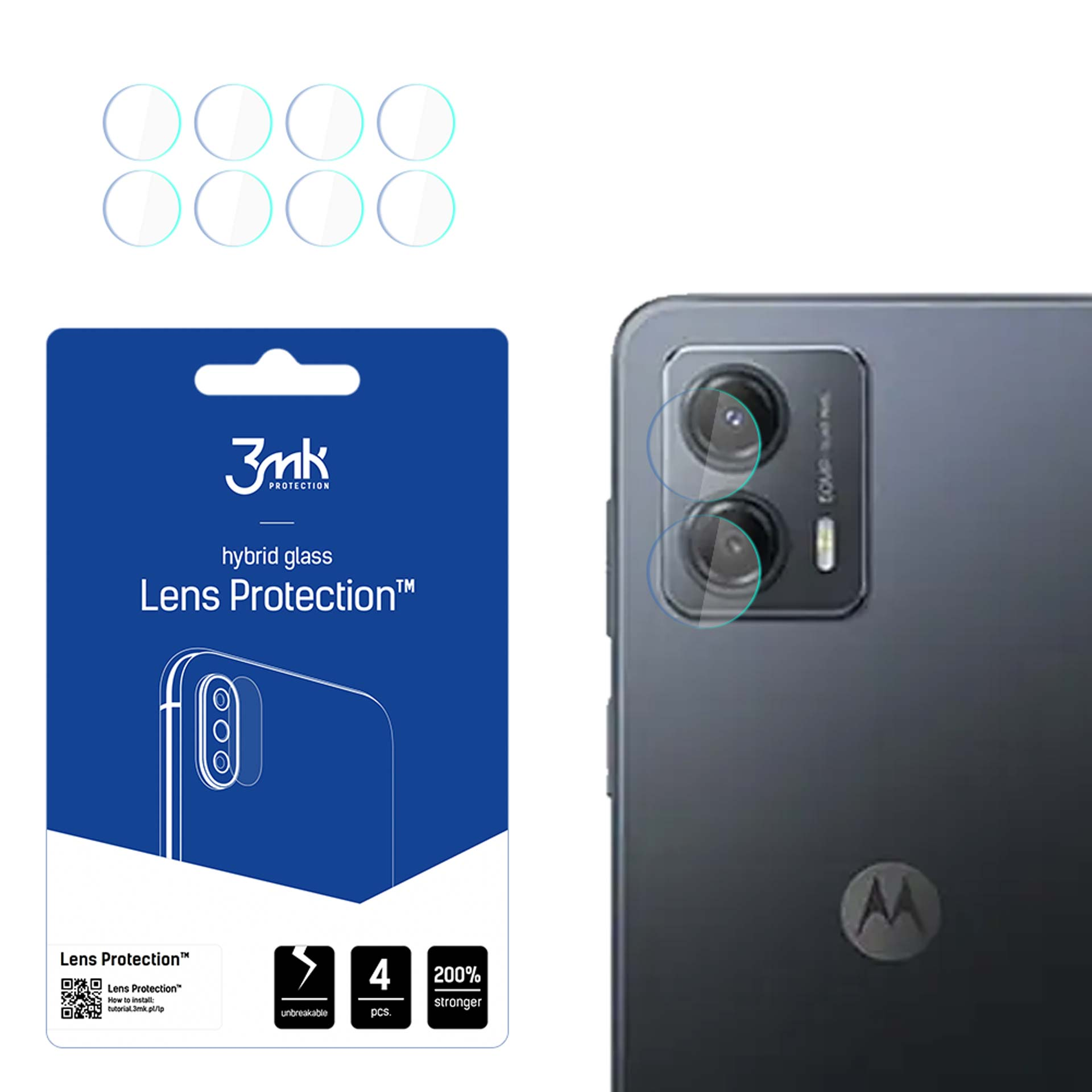 Lens Moto Moto Motorola Protection Motorola G53 3mk Glas(für - 3MK Motorola G53)