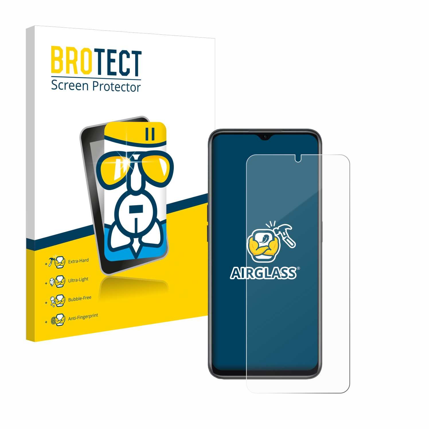 BROTECT Airglass klare Schutzfolie(für realme 5G) 10
