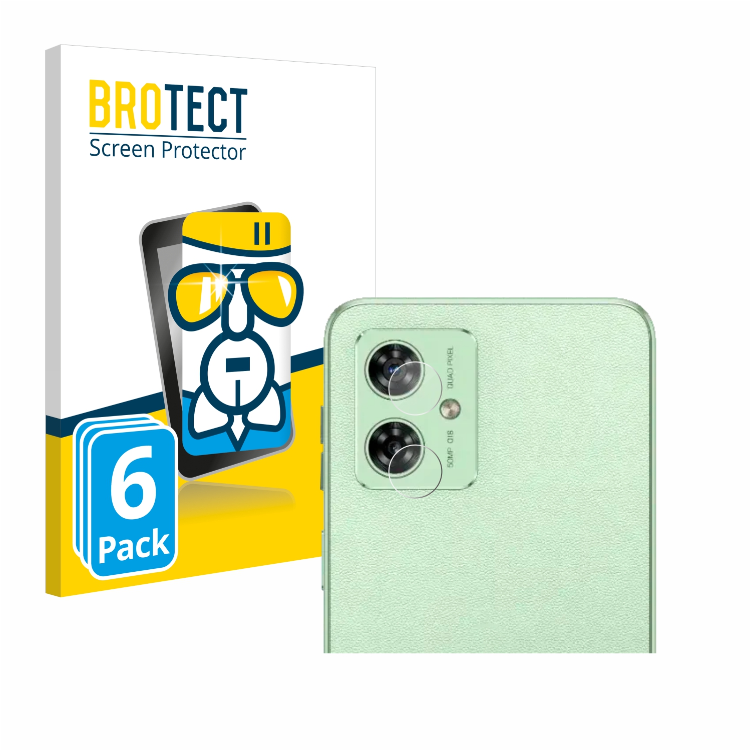 Moto G54) klare Schutzfolie(für BROTECT Motorola 6x Airglass
