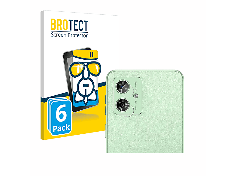 BROTECT 6x Airglass klare Schutzfolie(für Motorola Moto G54)