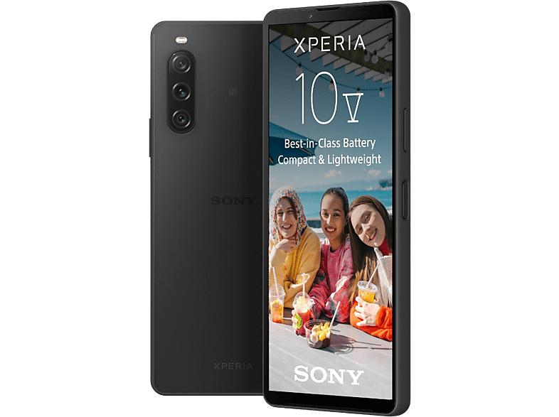 SONY XPERIA 10 V 128 GB BLACK 128 GB Gojischwarz Dual SIM