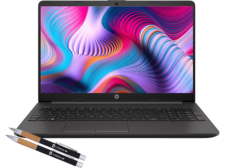 16 Intel® Intel Prozessor, Graphics, RAM, Zoll SSD, 15,6 mit 2021 Intel 250-G9, 11 GB 256 Pro, HP Display, GB Notebook Office Celeron® Dunkelgrau Pro UHD + N4500, Windows