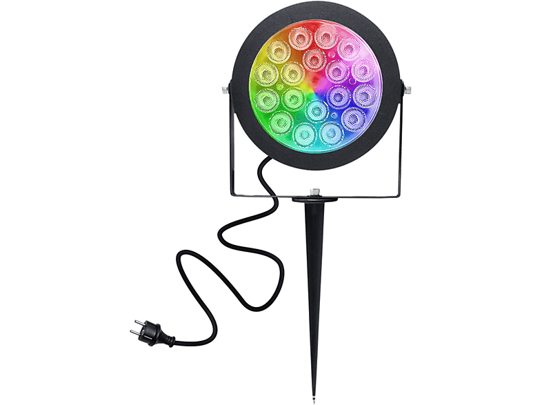 Wandlampe Audio und Farb-Rasenlicht Outdoor Home UWOT Voice LED Dimm- Control
