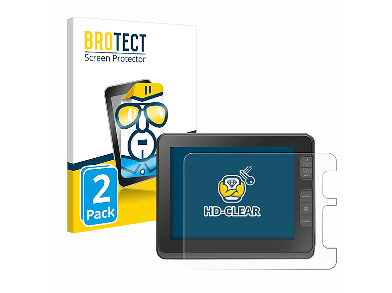 BROTECT 2x klare Schutzfolie(für Bresser WSX 3001) | Schutzfolien & Schutzgläser