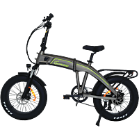 MediaMarkt SACHSENRAD E-Folding Bike F6 Safari 20" Fatbike StVZO, 85NM Bafang Motor, Interne Kabelführung E-Bike grijs aanbieding
