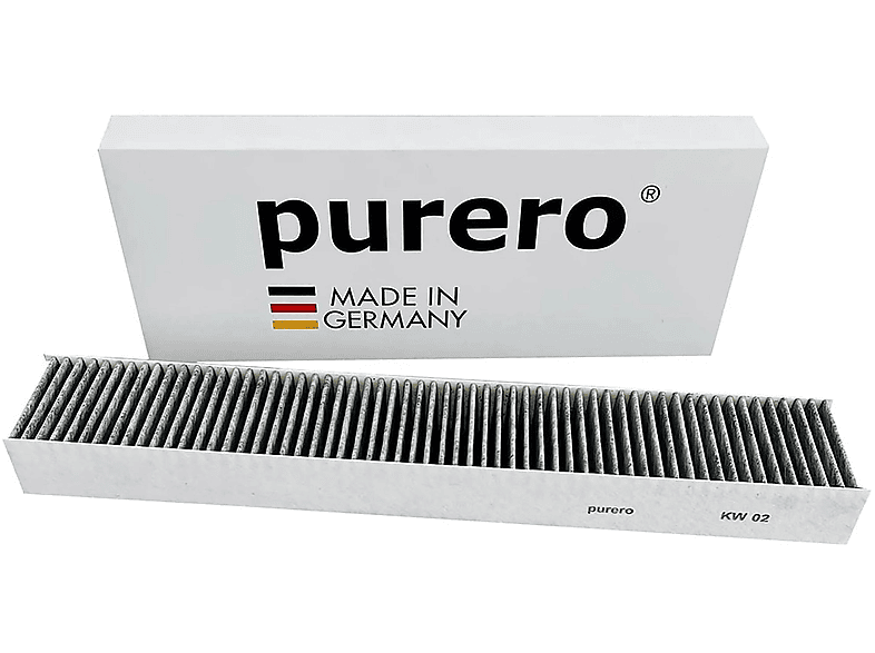AIR2GO PURERO Premium  als Ersatz für Bosch CleanAir HEZ381700 / 17000822 Aktivkohlefilter