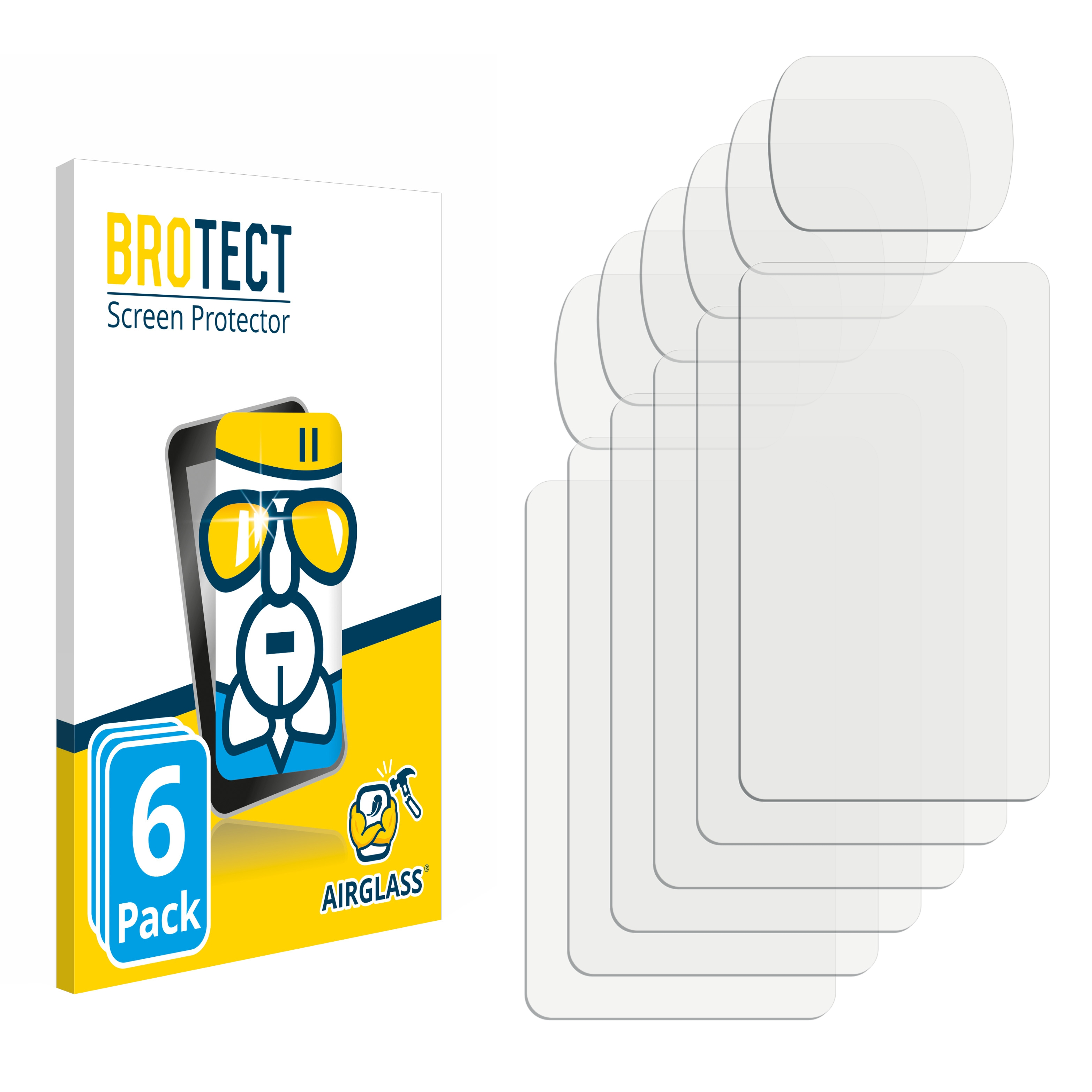 Pocket Airglass DJI Schutzfolie(für BROTECT Osmo klare 3) 6x