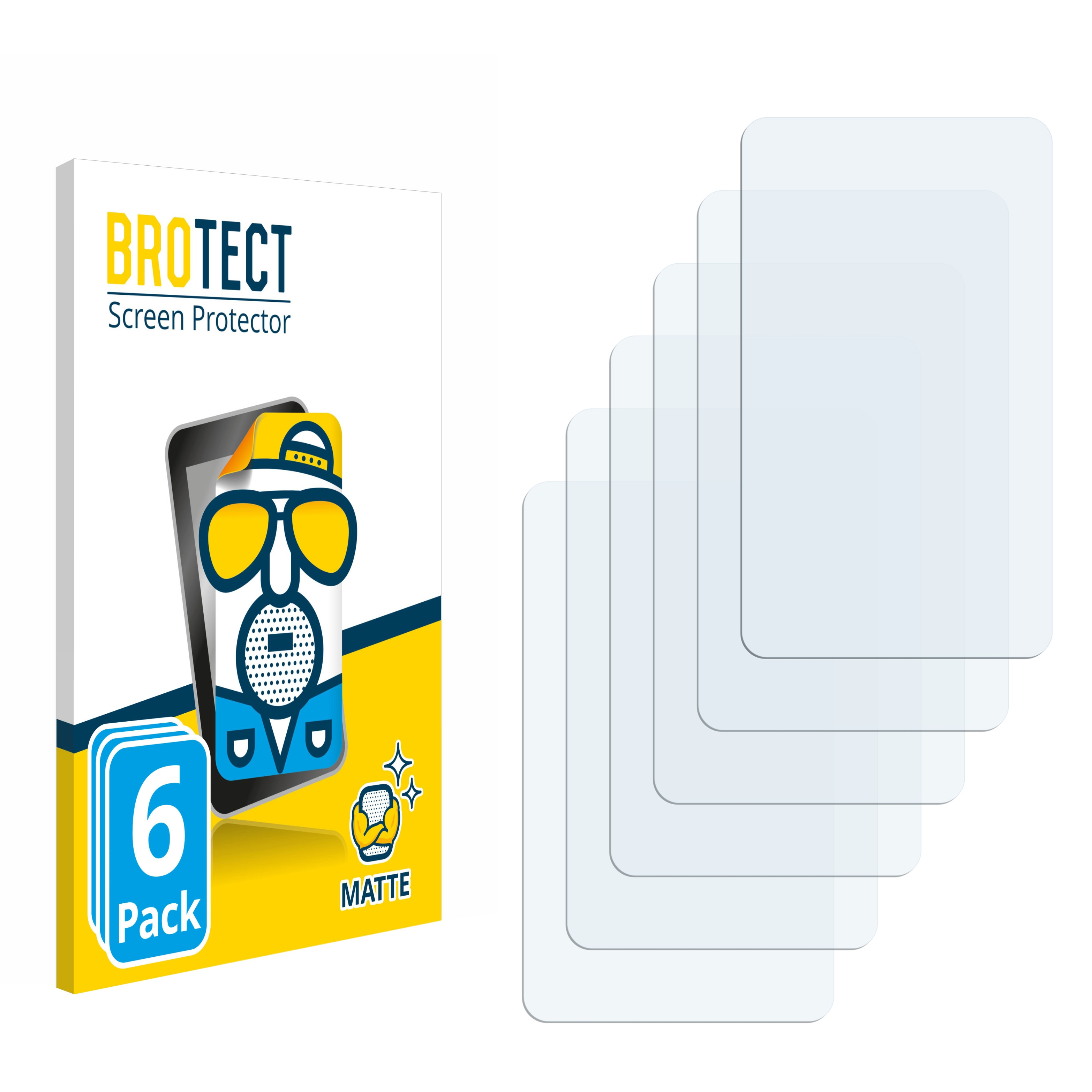 BROTECT 6x matte Pocket Osmo 3) DJI Schutzfolie(für