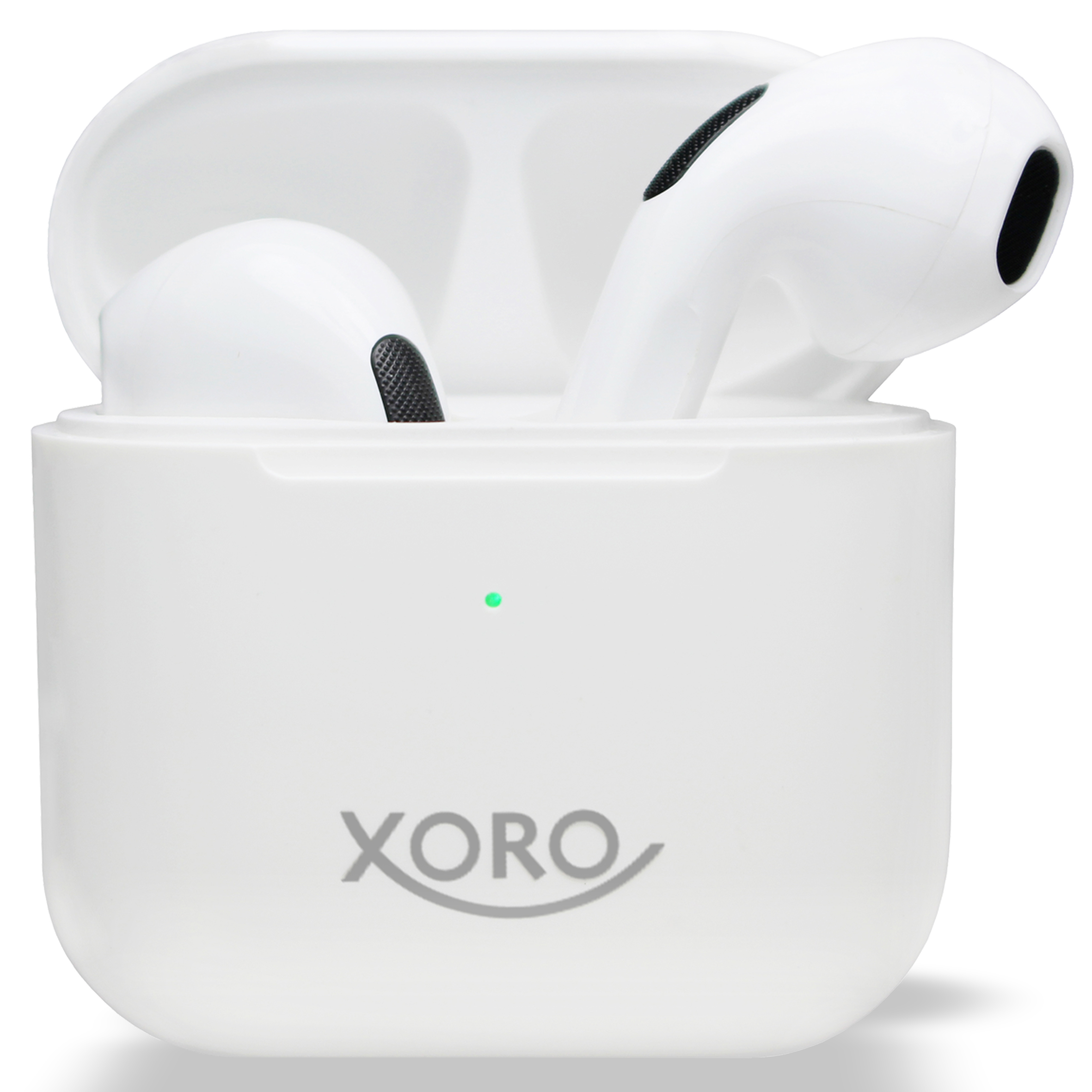 XORO XORO KHB mit 5.0, separater Kopfhörer Bluetooth In-ear Ladebox White & Kabelloser Akku, 30 In-Ear-Kopfhörer Bluetooth integriertem