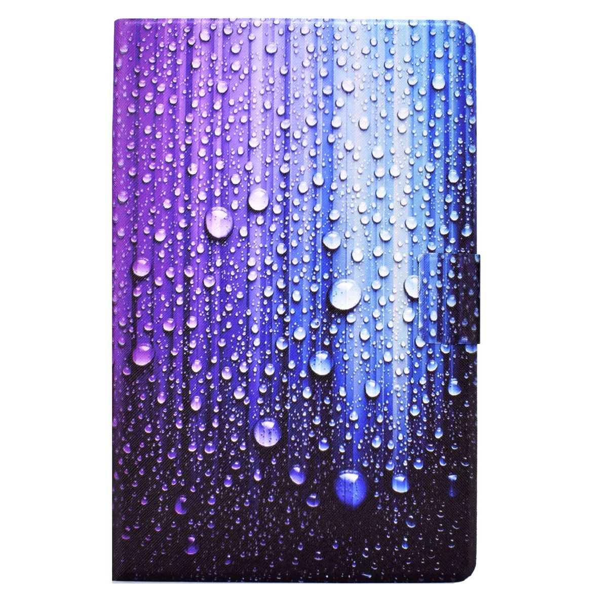 WIGENTO Muster Motiv Wake / Samsung Cover Tablethülle mit UP Druck / aufstellbar Schwarz & Sleep Full für Cover Silikon Kunststoff Kunstleder