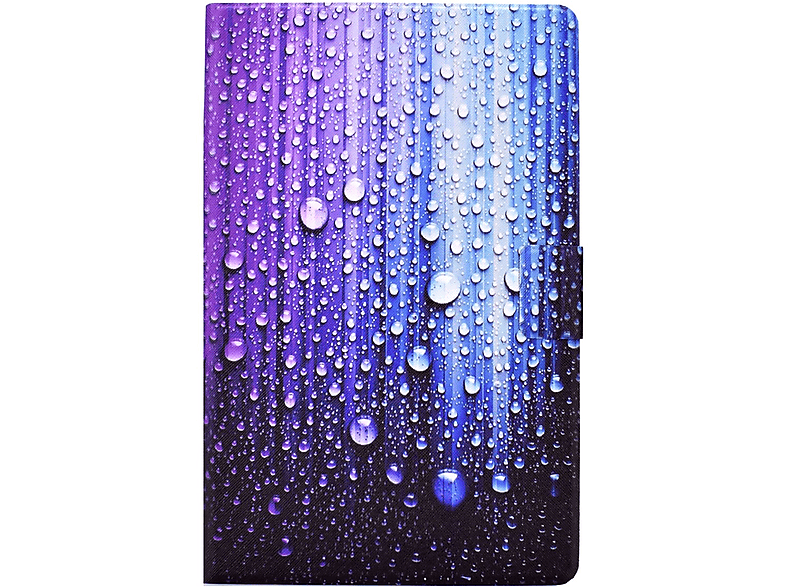 WIGENTO Muster Motiv Wake UP & Sleep Cover aufstellbar Tablethülle Full Cover für Samsung Kunststoff / Silikon / Kunstleder, Schwarz mit Druck