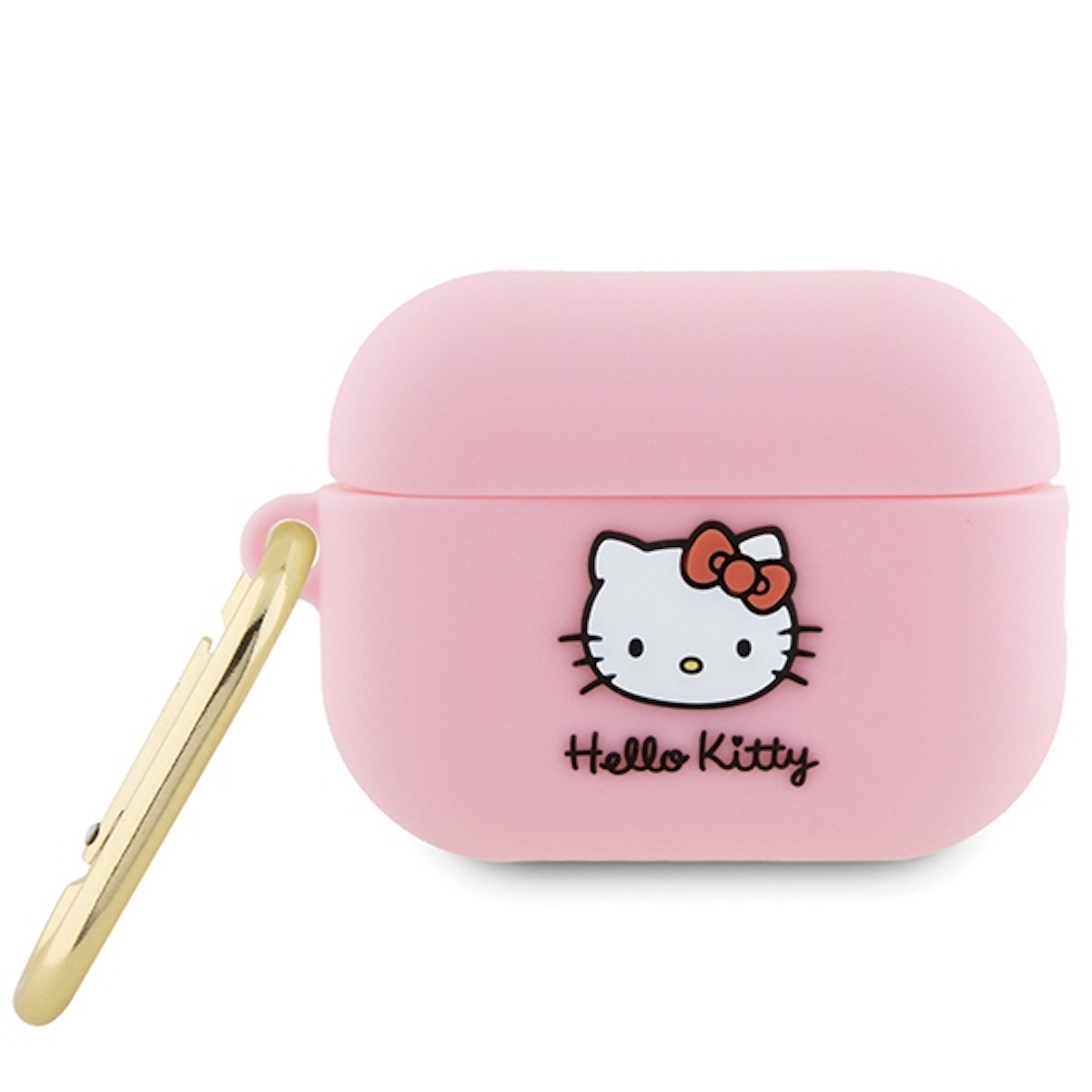 HELLO AirPods Generation, Cover, Apple, Kitty KITTY Tasche Head Hülle 3D BY Rosa AirPods Full 2. CHEFMADE Pro Schutzhülle, Silikon