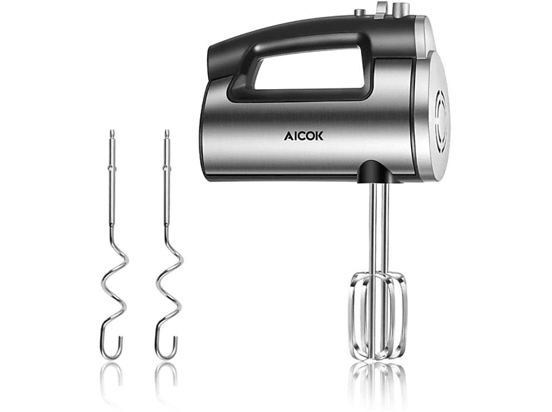 AICOK Mixer Handrührer Rührgerät Handmixer Silber (300 Watt) MediaMarkt