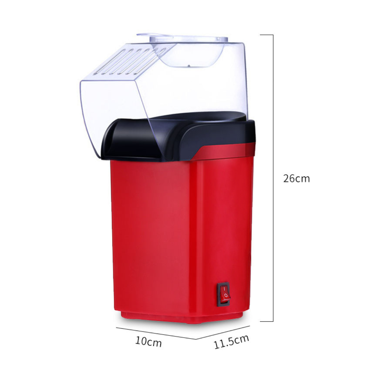 UWOT Elektrische Popcorn-Maschine für - Mini-Maispuffmaschine Zuhause mit Popcornmaschine Gebläse