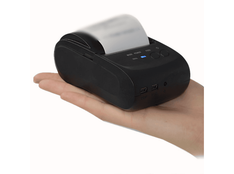 SHAOKE 58mm Bluetooth Tragbarer Thermodrucker Kabelloser Thermopapier Drucker Thermopapierdrucker