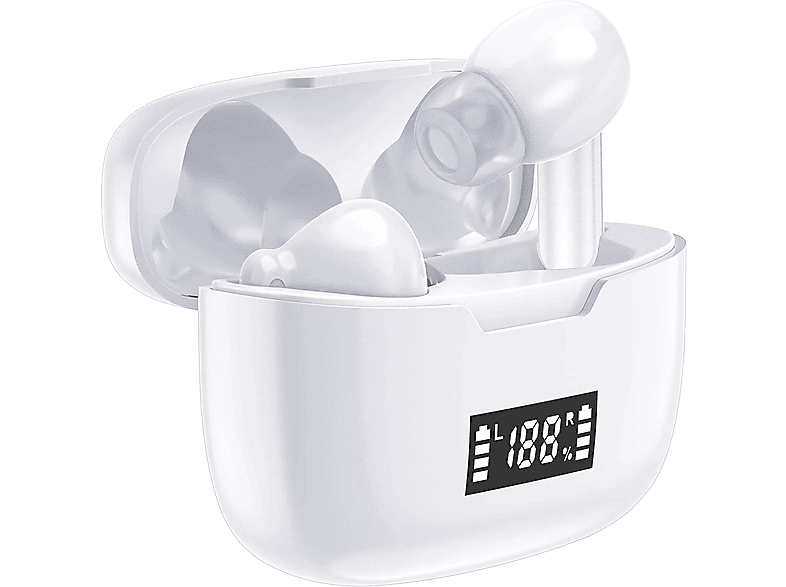 MANIKE Nirvana Zenith Pro, In-ear Bluetooth Kopfhörer Bluetooth Weiß