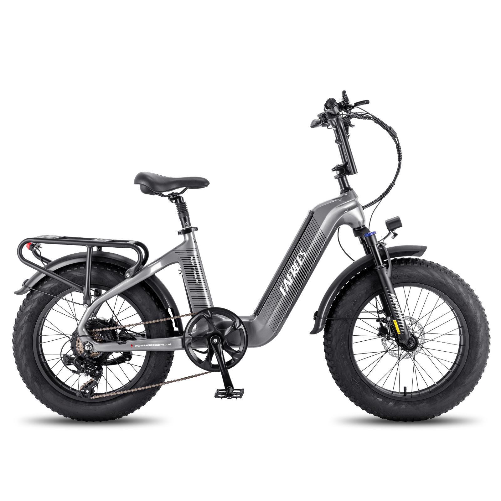 FAFREES E-bike All Terrain Schwarz) Zoll, (ATB) (Laufradgröße: 20 Bike Unisex-Rad