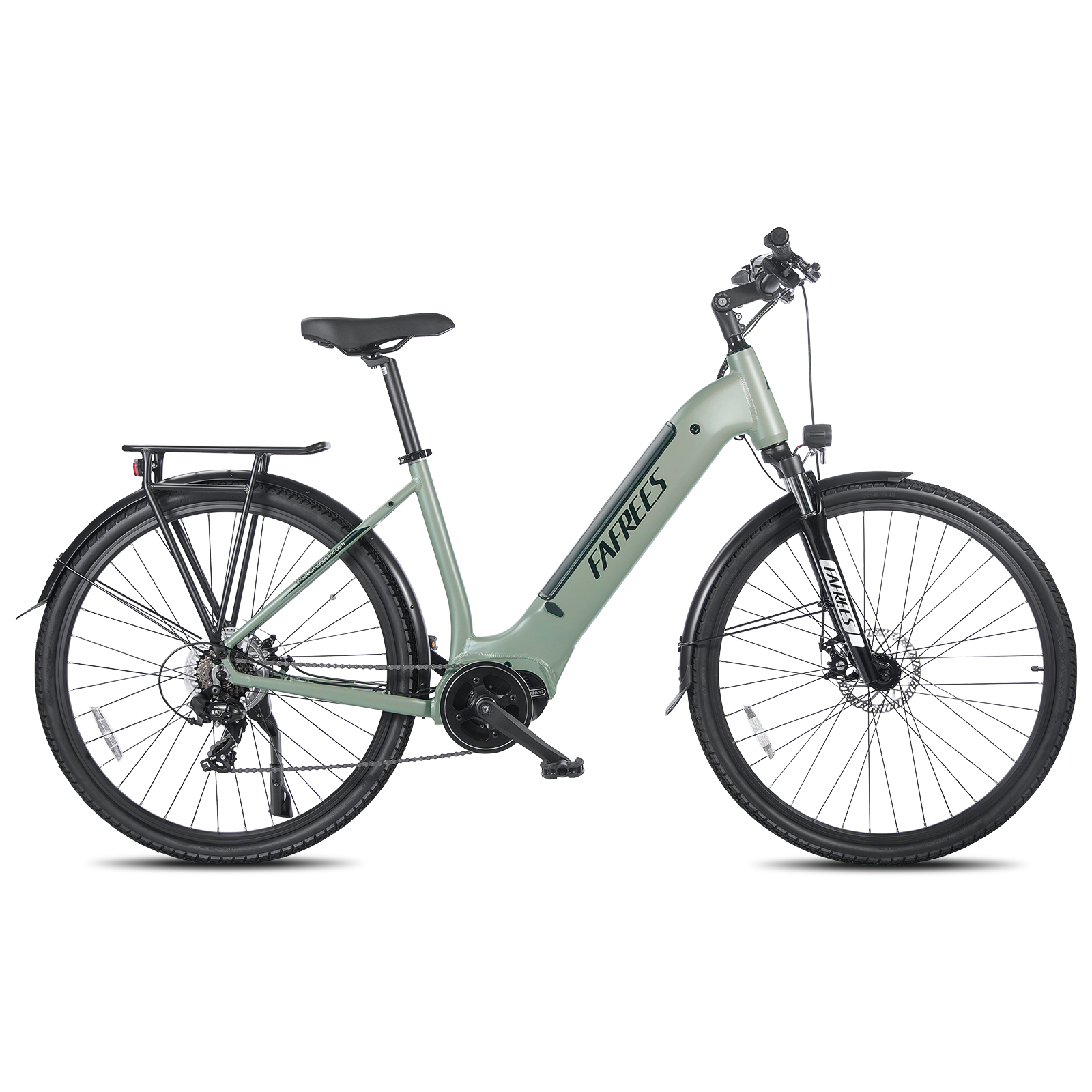 20 Unisex-Rad, Terrain Zoll, All Bike grau) (ATB) FAFREES E-bike (Laufradgröße: