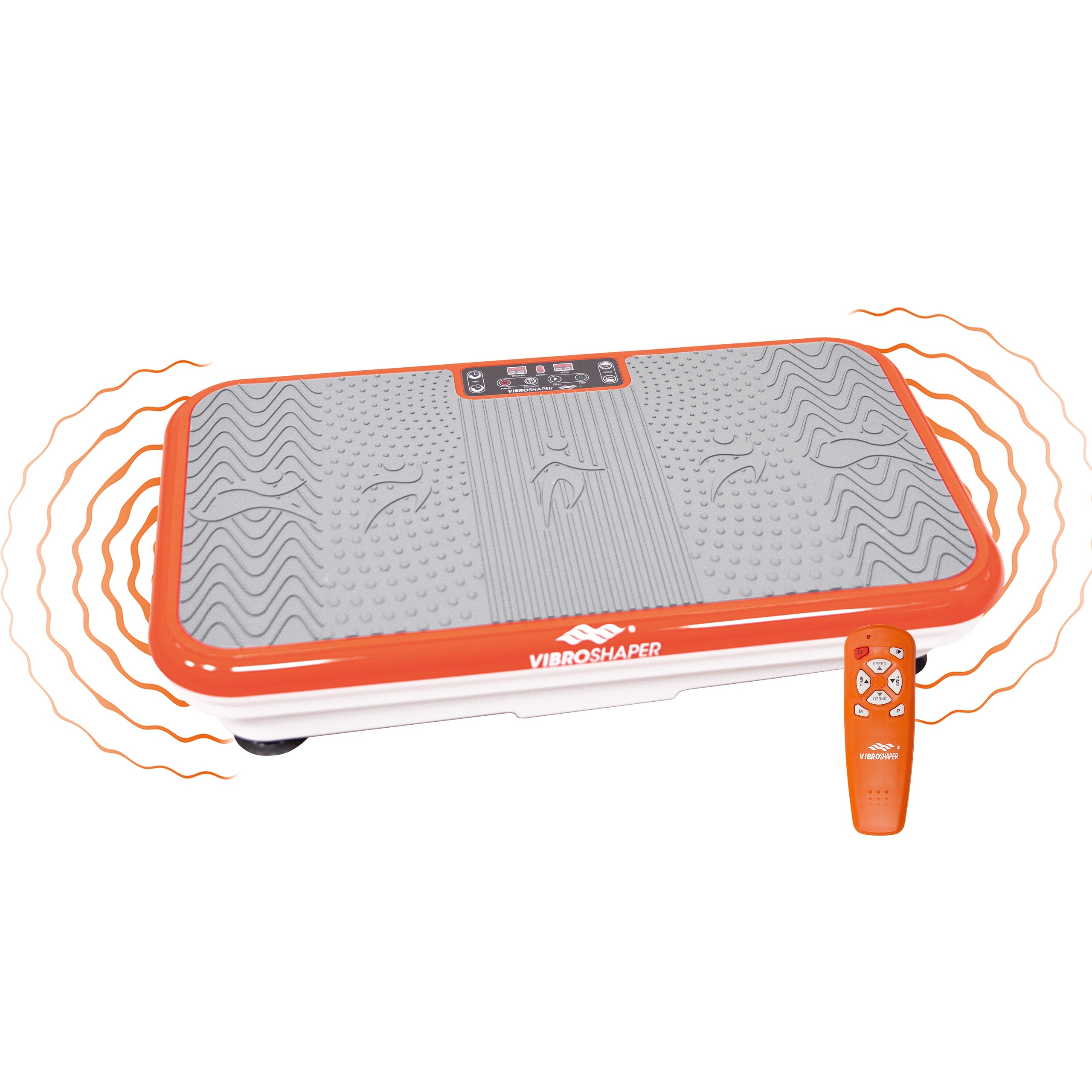 MEDIASHOP Shaper Vibrationsplatte, Vibro orange