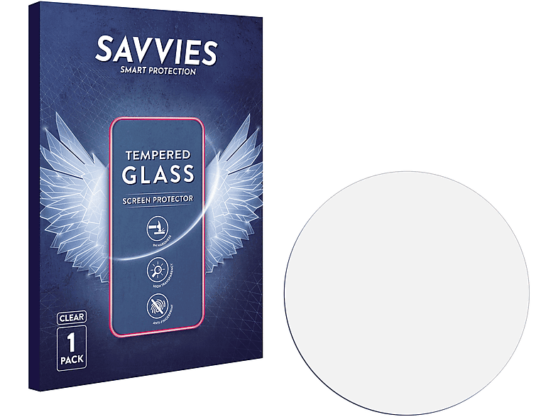 SAVVIES 9H klares Schutzglas(für Fossil Q Explorist)