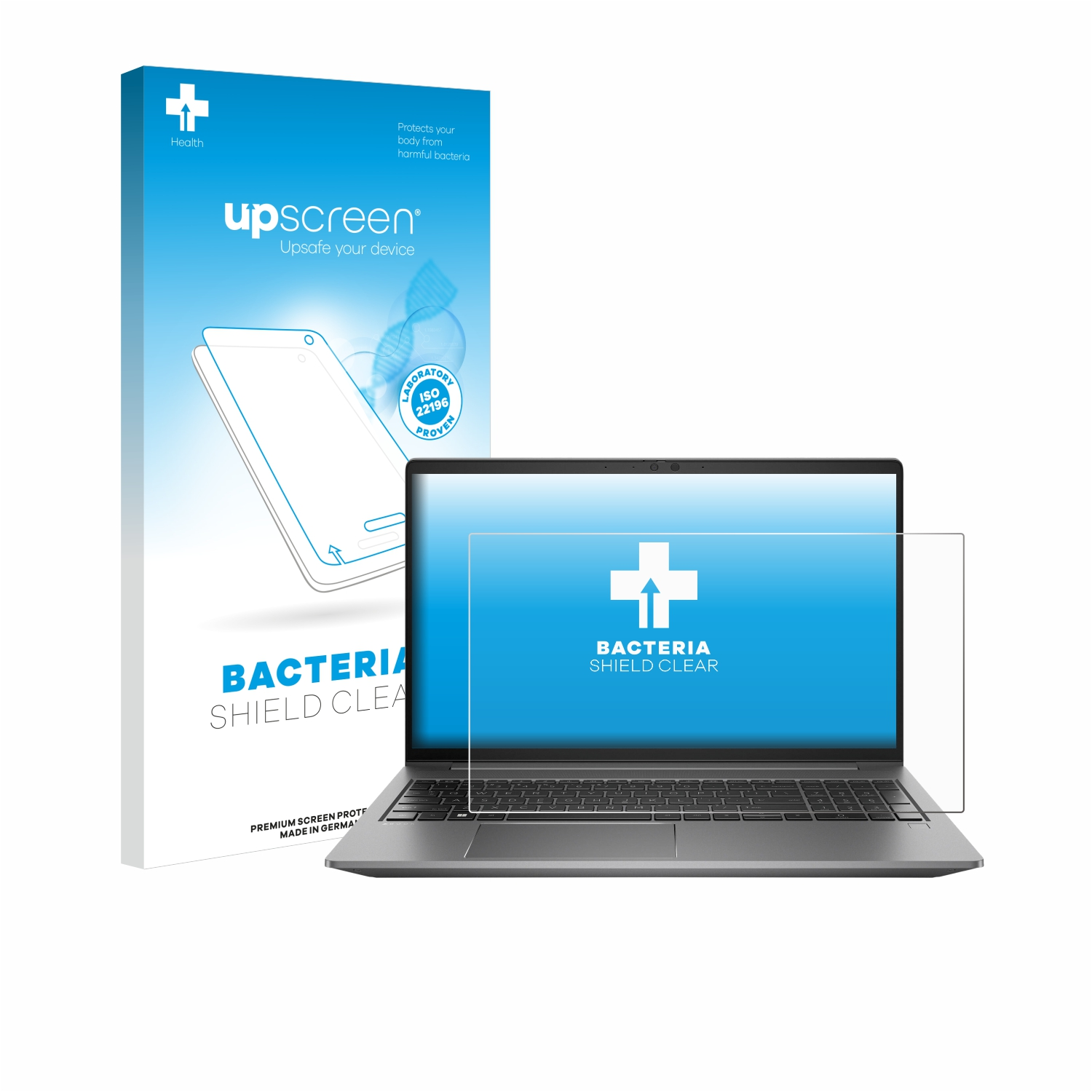 UPSCREEN antibakteriell 15 Zbook G9) HP Schutzfolie(für klare Power