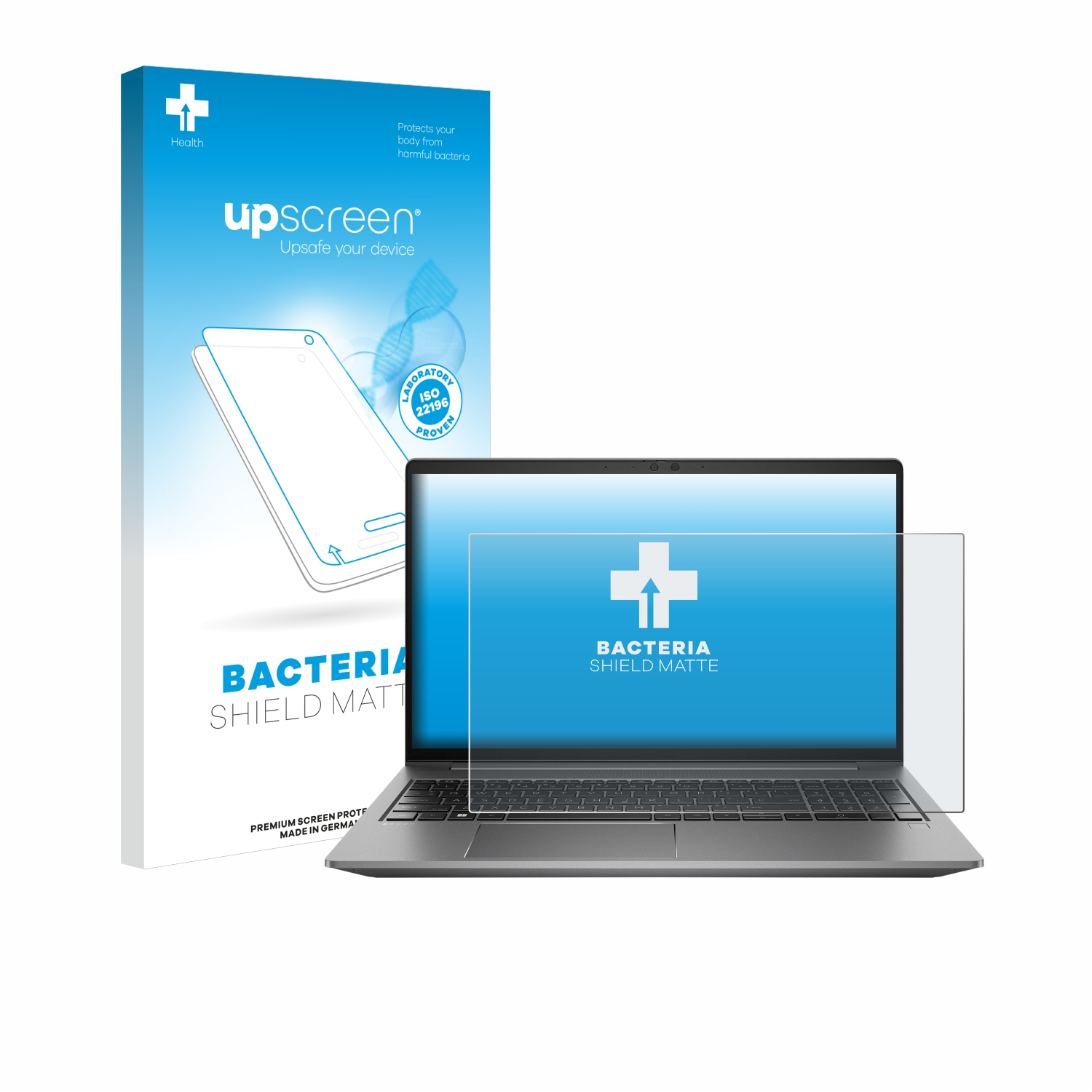 UPSCREEN antibakteriell Power 15 G9) entspiegelt matte Schutzfolie(für HP Zbook