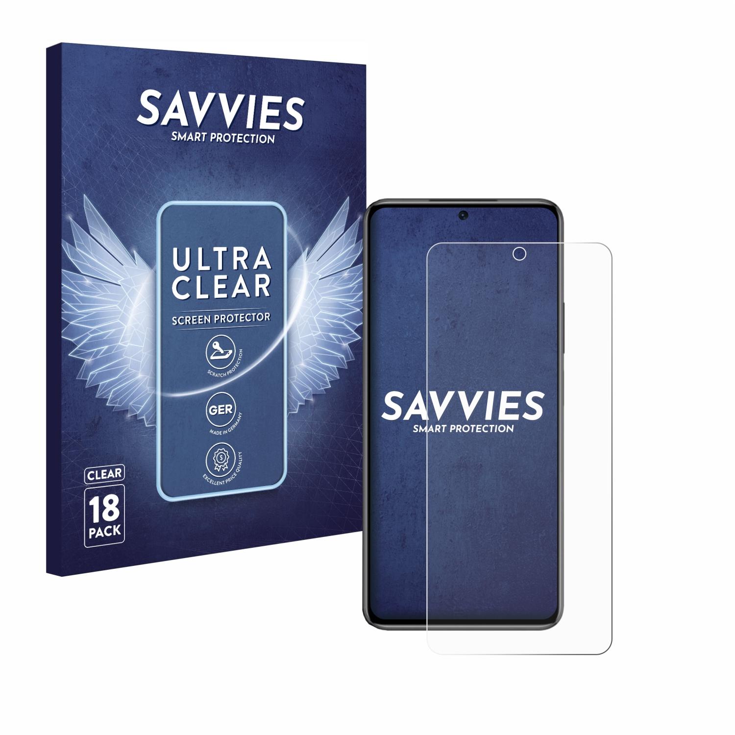 SAVVIES 18x klare Schutzfolie(für SE) Nova 11 Huawei