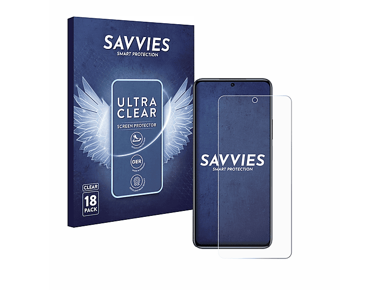 SAVVIES 18x klare Schutzfolie(für Huawei Nova 11 SE)