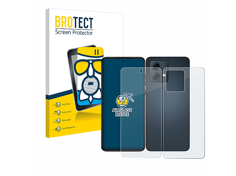 BROTECT Airglass matte Moto G84) Schutzfolie(für Motorola