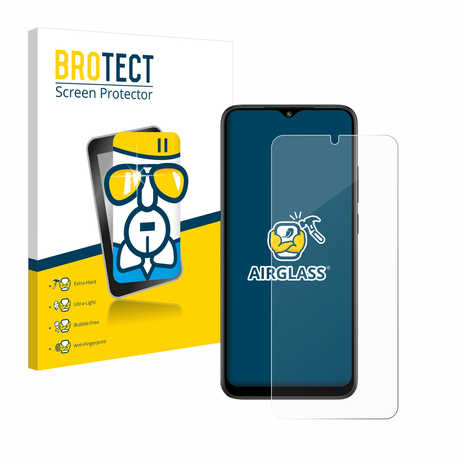 BROTECT Airglass klare Schutzfolie(für Poco Xiaomi C51)