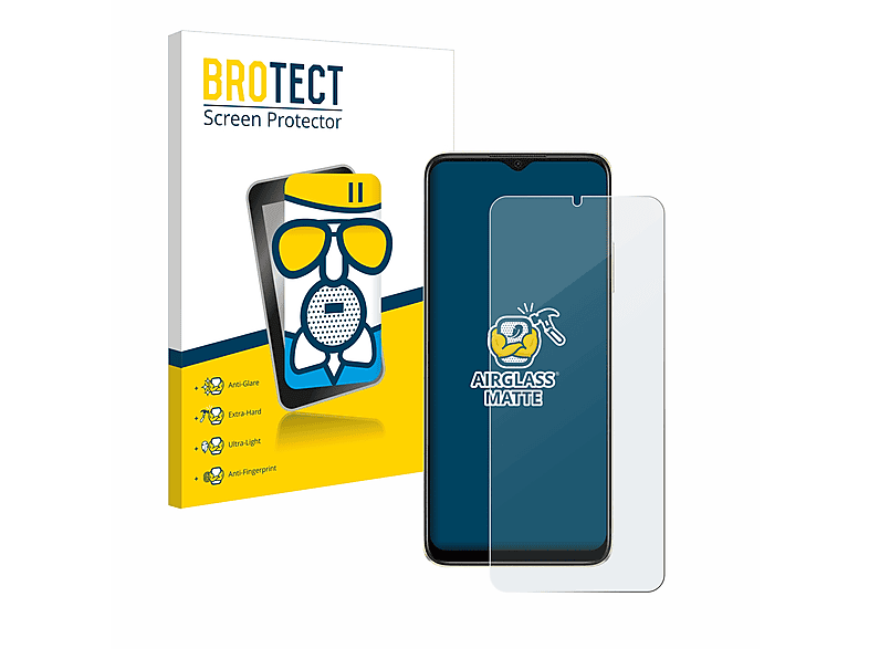 BROTECT Airglass matte Schutzfolie(für Oppo A17k)