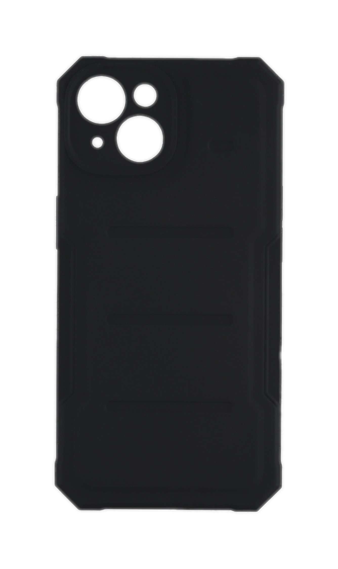 JAMCOVER Anti Shock Case Backcover, Schwarz 15 Plus, Apple, Solid, iPhone