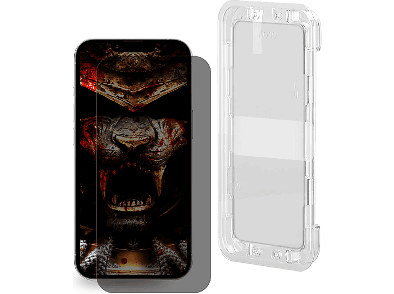 PROTECTORKING 1x 9H Panzerhartglas PRIVACY ANTI-SPY Displayschutzfolie(für Apple iPhone 11 Pro)