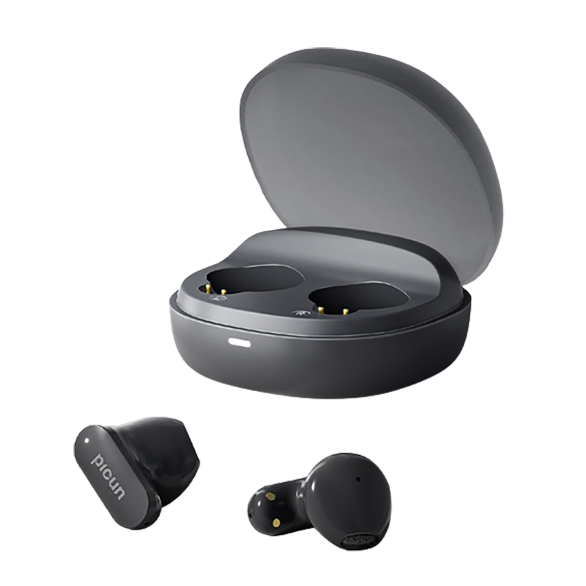 BYTELIKE Drahtloses Bluetooth-Headset im halb wasserdicht Lebensdauer Headset, schwarz Bluetooth In-ear Bluetooth-Kopfhörer Sport Ohr lange