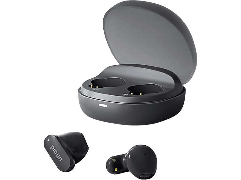BYTELIKE Drahtloses Bluetooth-Headset halb im Ohr Sport wasserdicht lange Lebensdauer Headset, In-ear Bluetooth-Kopfhörer Bluetooth schwarz